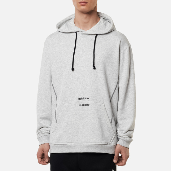 Мужская толстовка adidas Originals Reveal Your Vocal F Hoodie Light Grey Heather