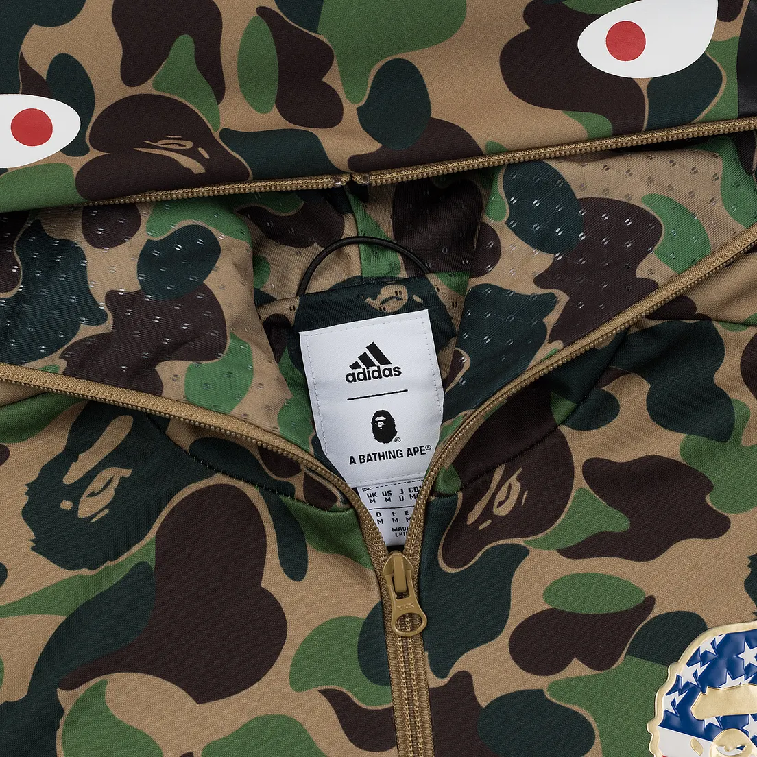 adidas x Bape Мужская толстовка Superbowl Shark Hoodie