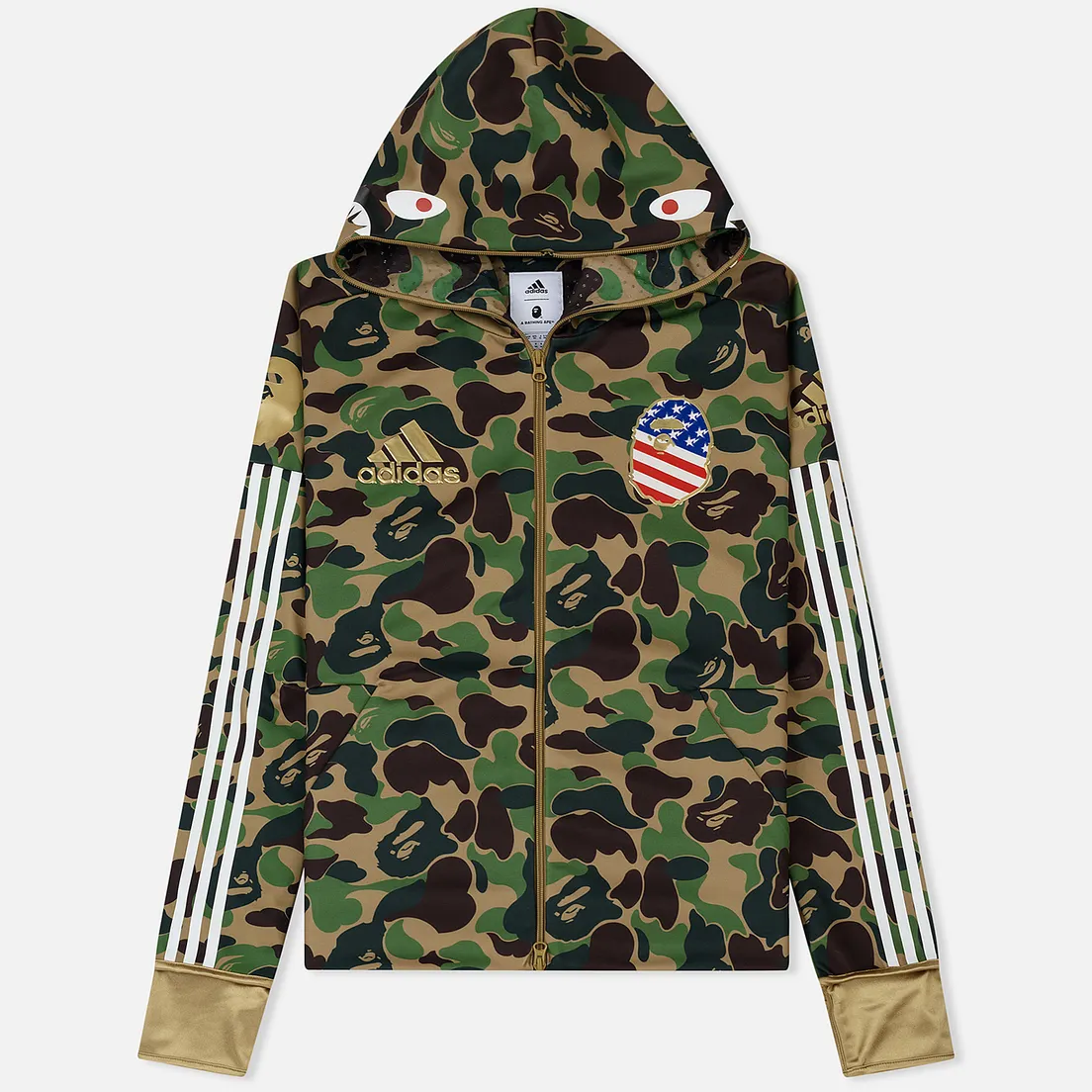 adidas x Bape Мужская толстовка Superbowl Shark Hoodie