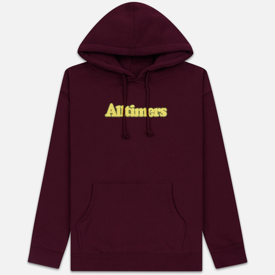 Мужская толстовка Alltimers Broadway Hoody Maroon
