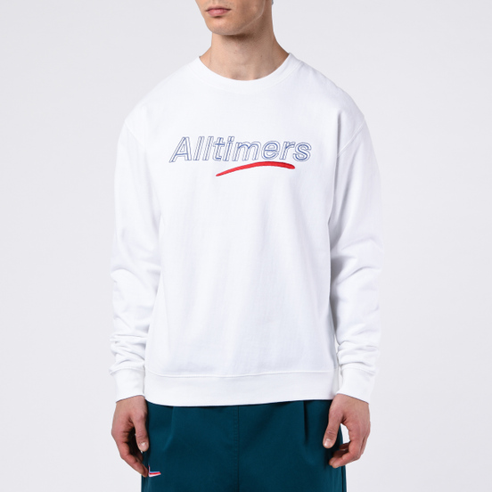 Мужская толстовка Alltimers Dashed Crew White