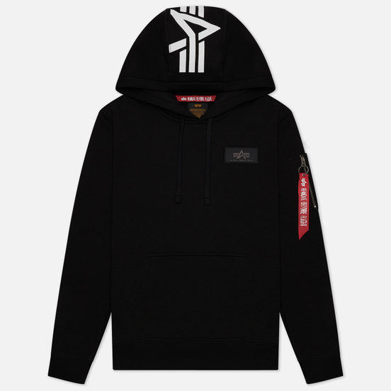Мужская толстовка Alpha Industries Back Print Hoody Black
