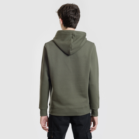 Мужская толстовка Alpha Industries Basic Hoody Dark Olive