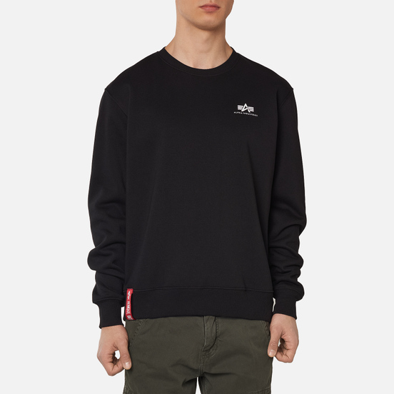 Мужская толстовка Alpha Industries Basic Small Logo Black