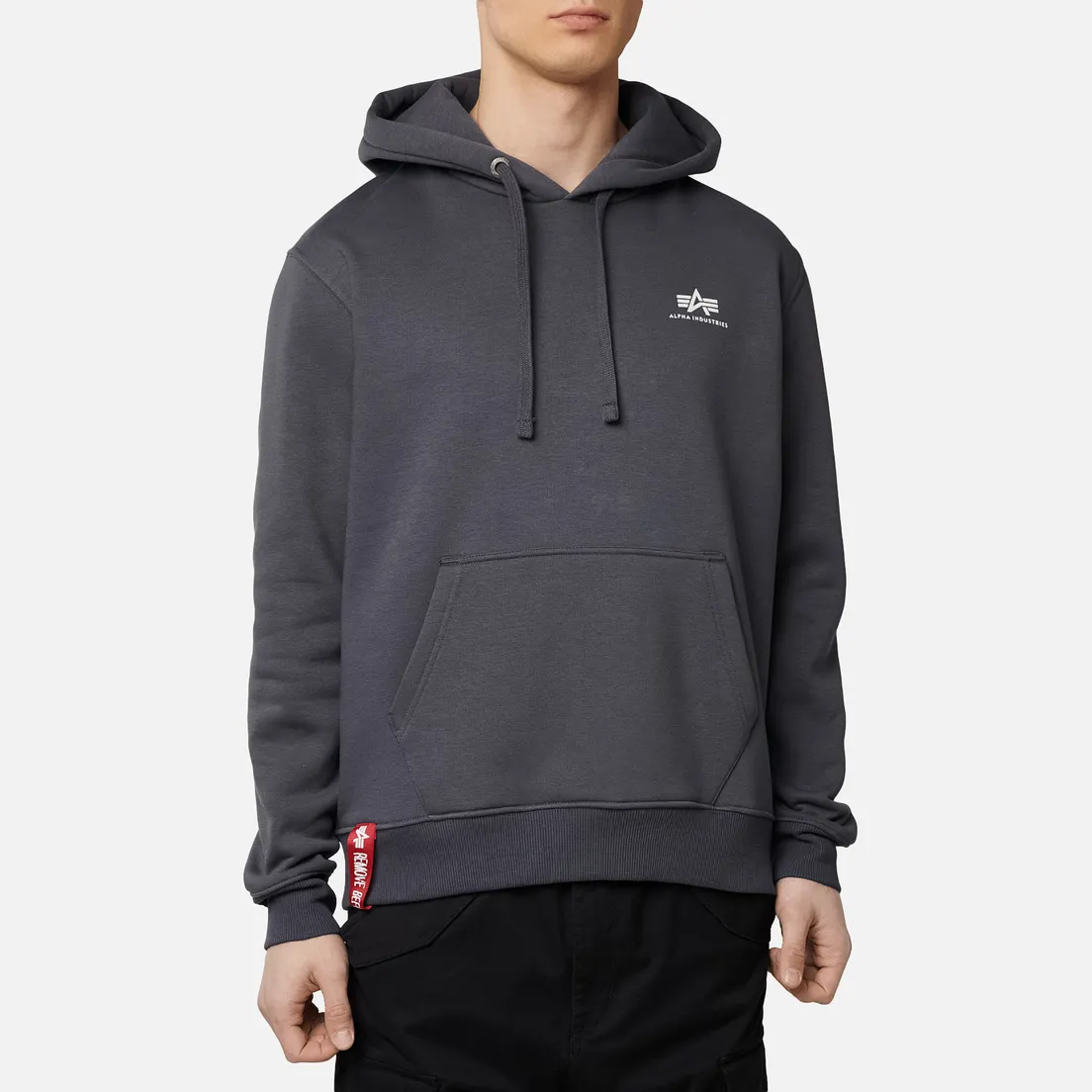 Alpha Industries Мужская толстовка Basic Small Logo Hoody