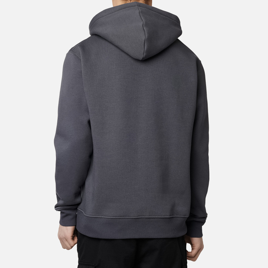 Мужская толстовка Alpha Industries Basic Small Logo Hoody Greyblack
