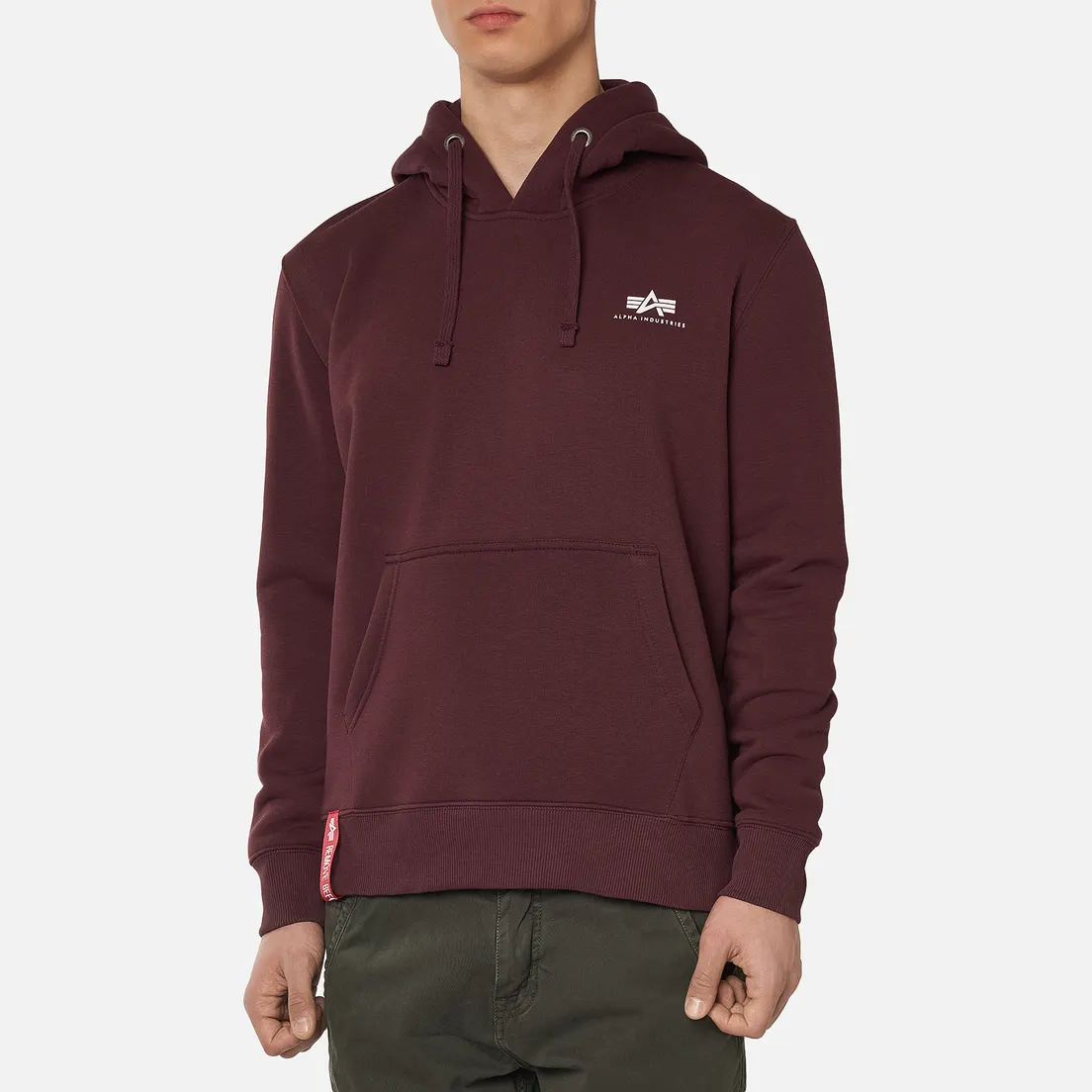 Alpha Industries Мужская толстовка Basic Small Logo Hoody
