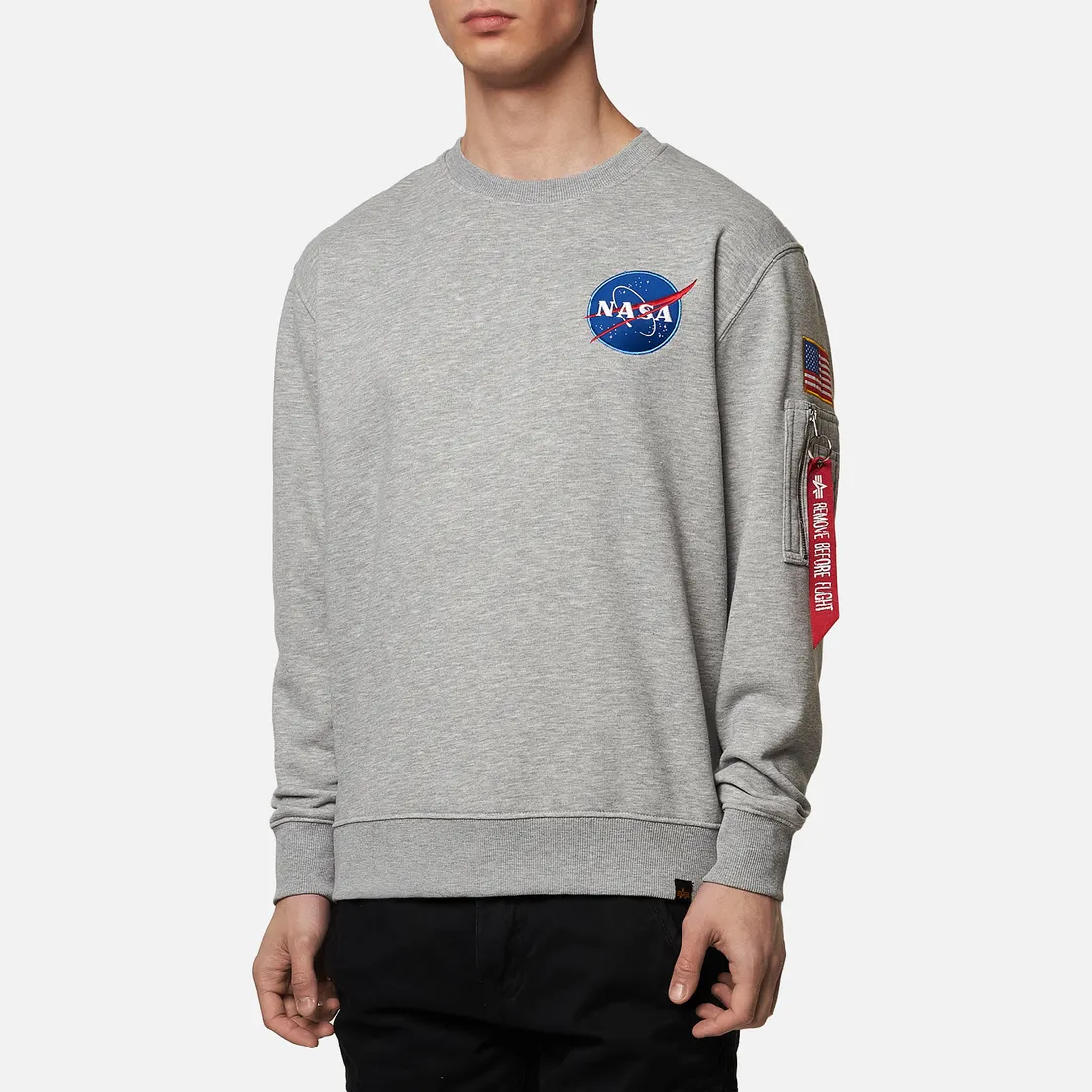Alpha Industries Мужская толстовка NASA Space Shuttle