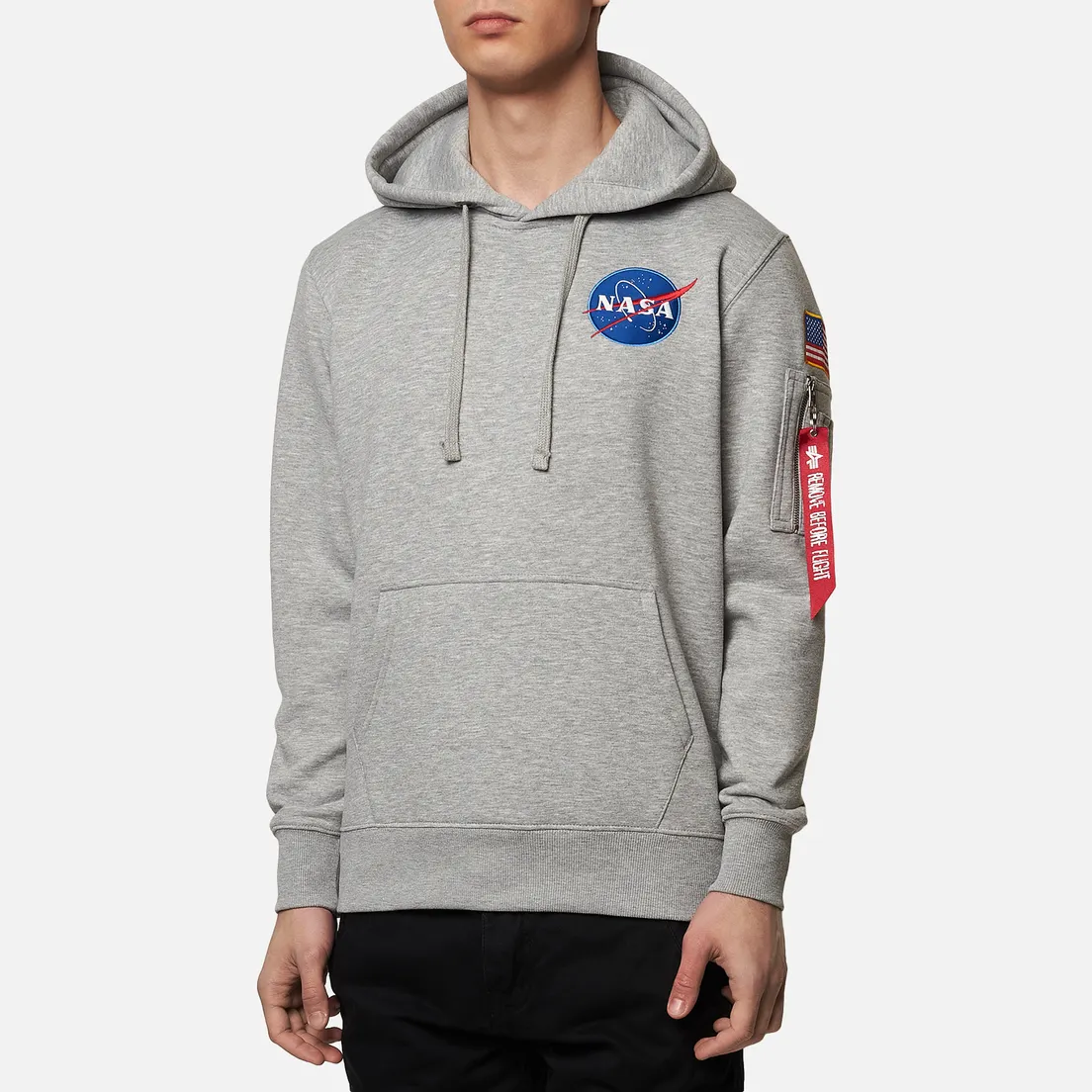 Alpha Industries Мужская толстовка NASA Space Shuttle Hoody