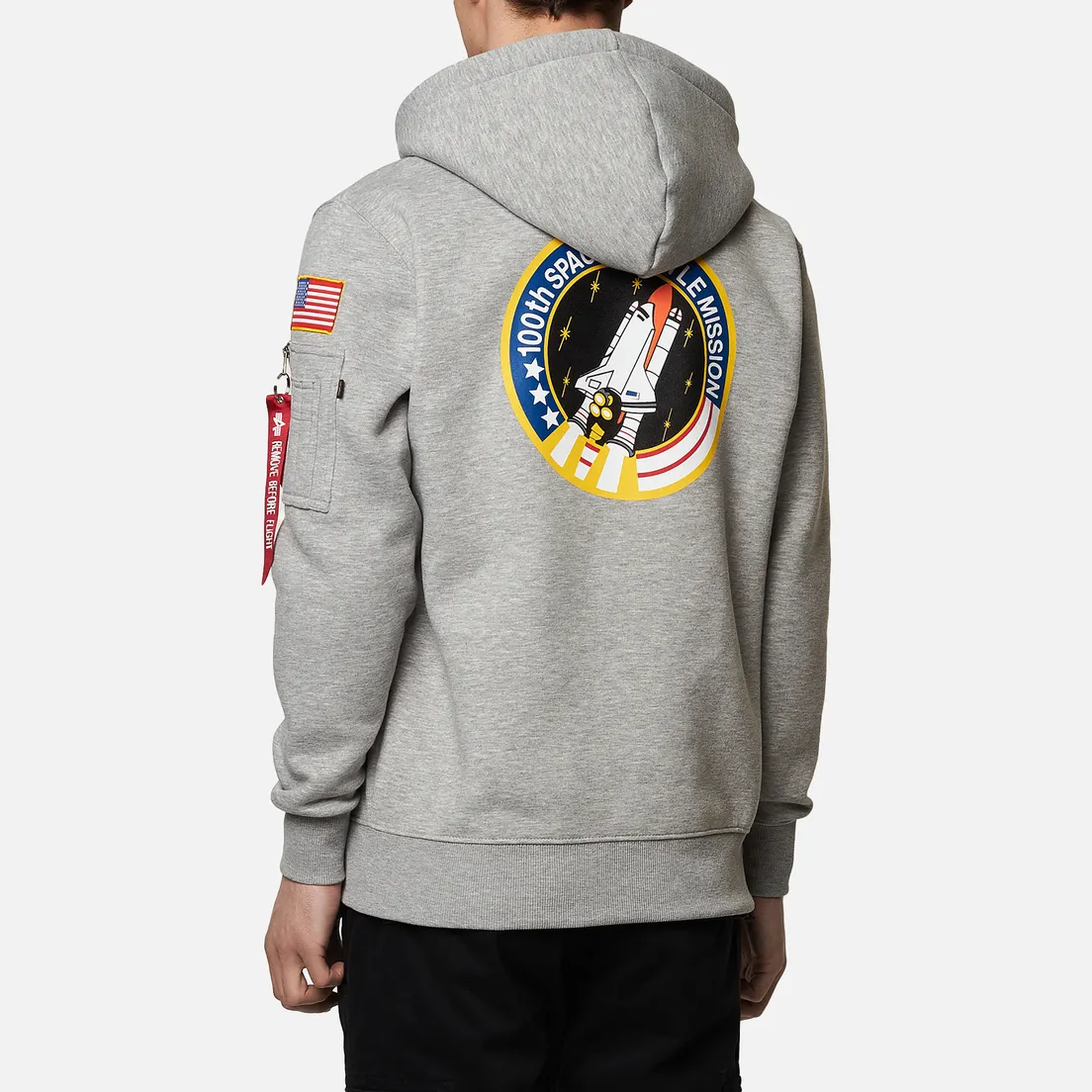 Alpha Industries Мужская толстовка NASA Space Shuttle Hoody