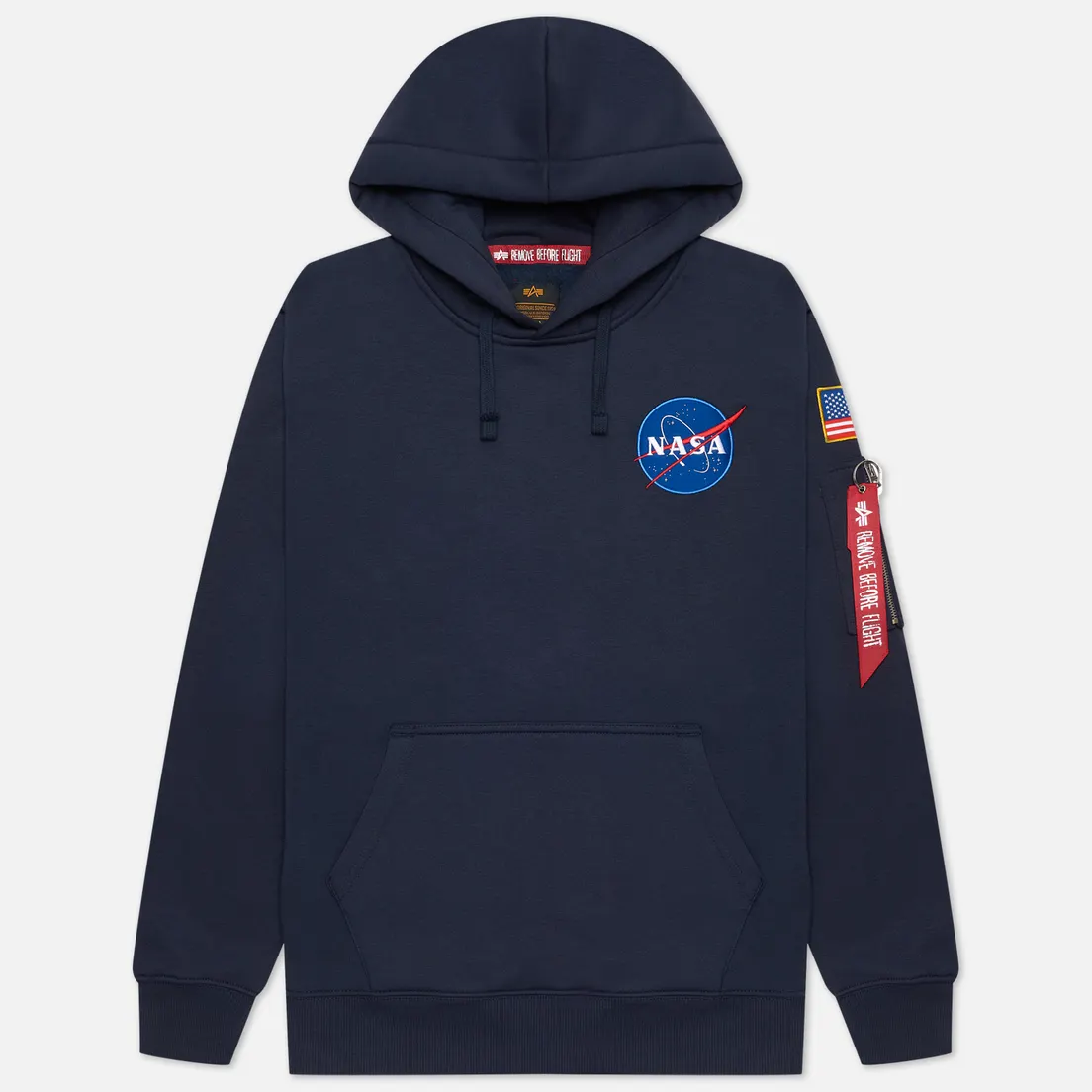 Alpha Industries Мужская толстовка NASA Space Shuttle Hoody