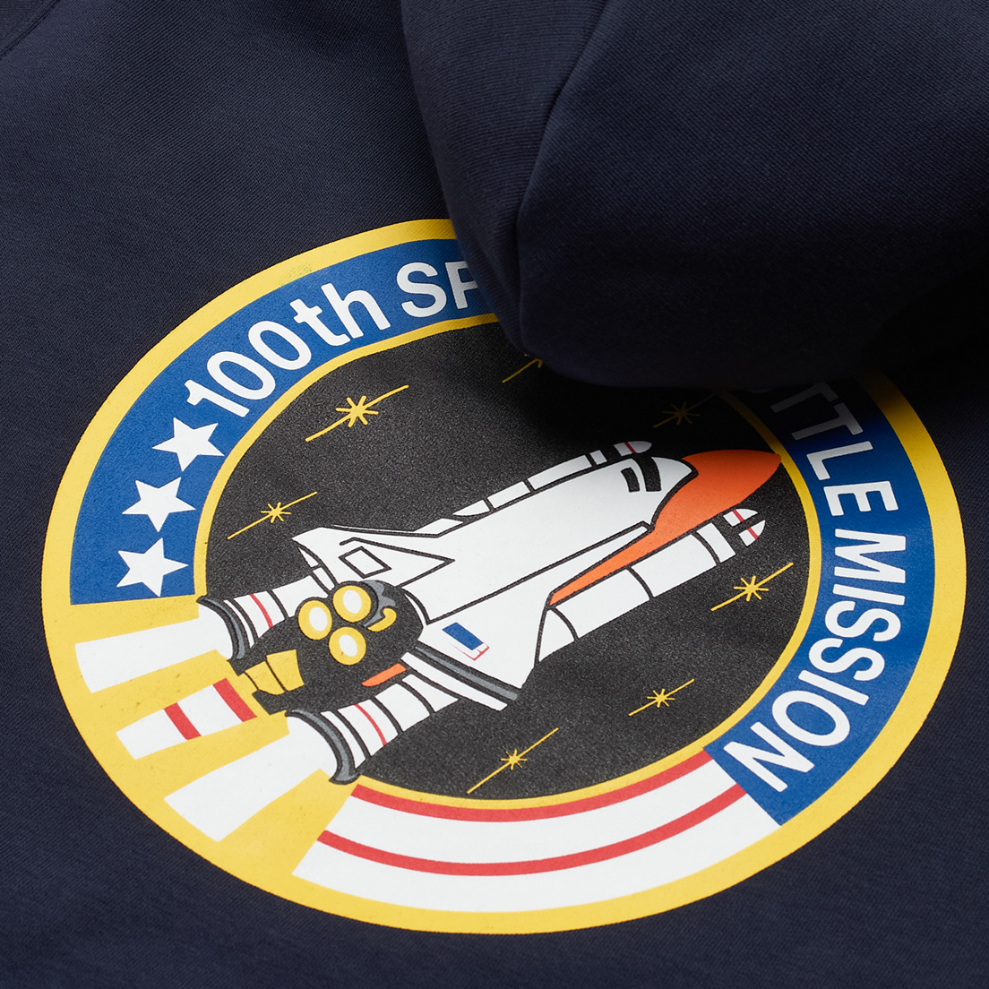 Alpha Industries Мужская толстовка NASA Space Shuttle Hoody