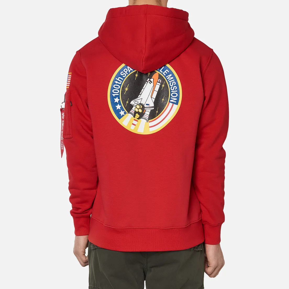 Alpha Industries Мужская толстовка NASA Space Shuttle Hoody
