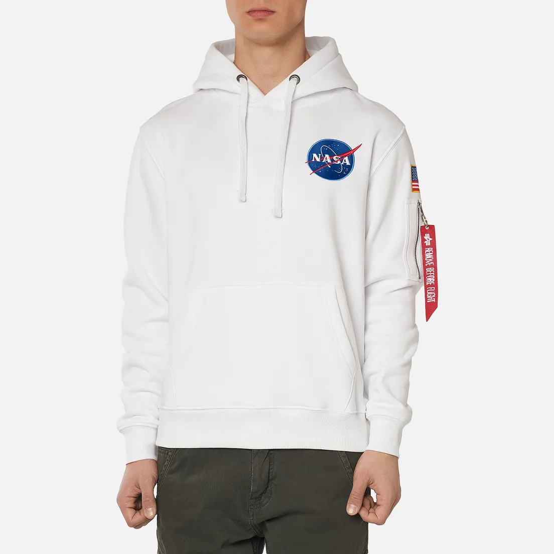 Alpha Industries Мужская толстовка NASA Space Shuttle Hoody