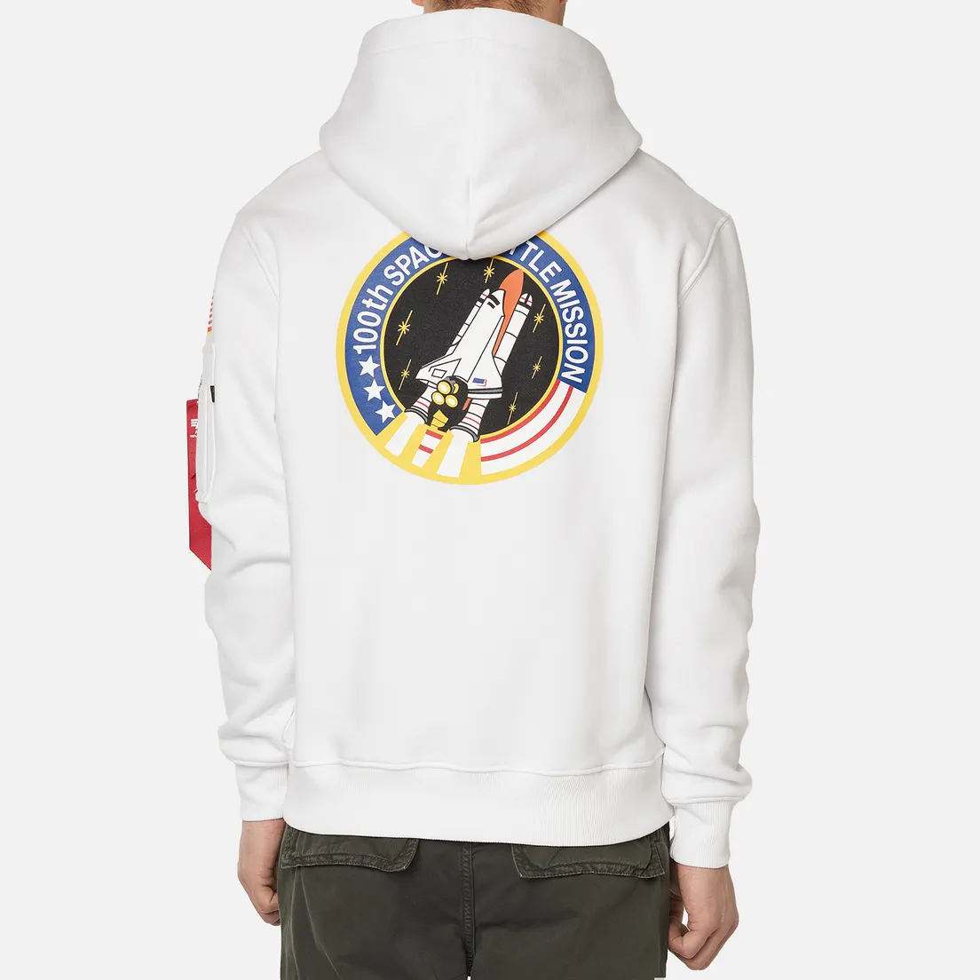 Alpha Industries Мужская толстовка NASA Space Shuttle Hoody