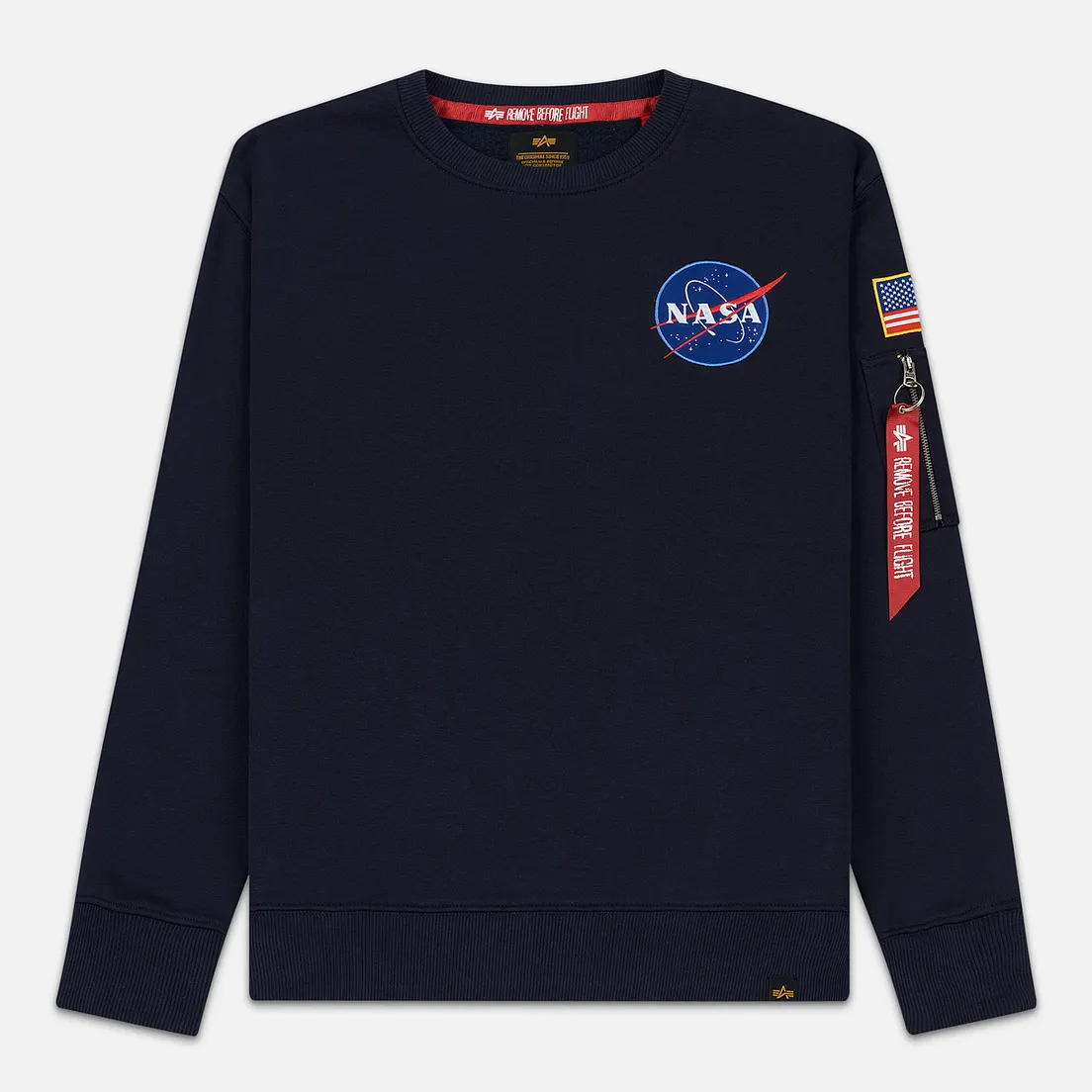 Alpha Industries Мужская толстовка NASA Space Shuttle