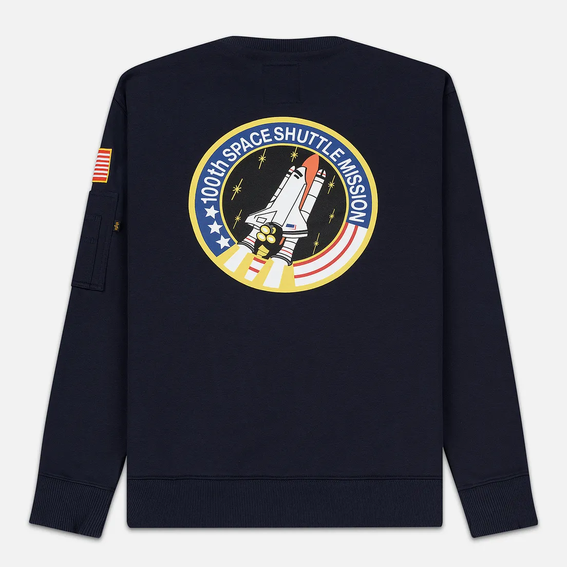 Alpha Industries Мужская толстовка NASA Space Shuttle