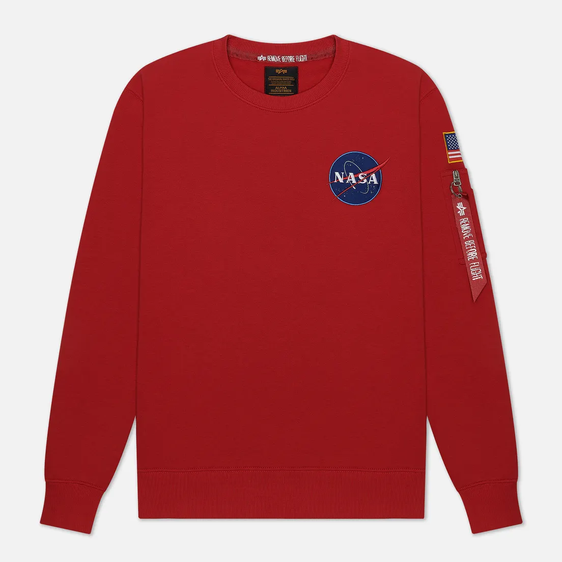 Alpha Industries Мужская толстовка NASA Space Shuttle