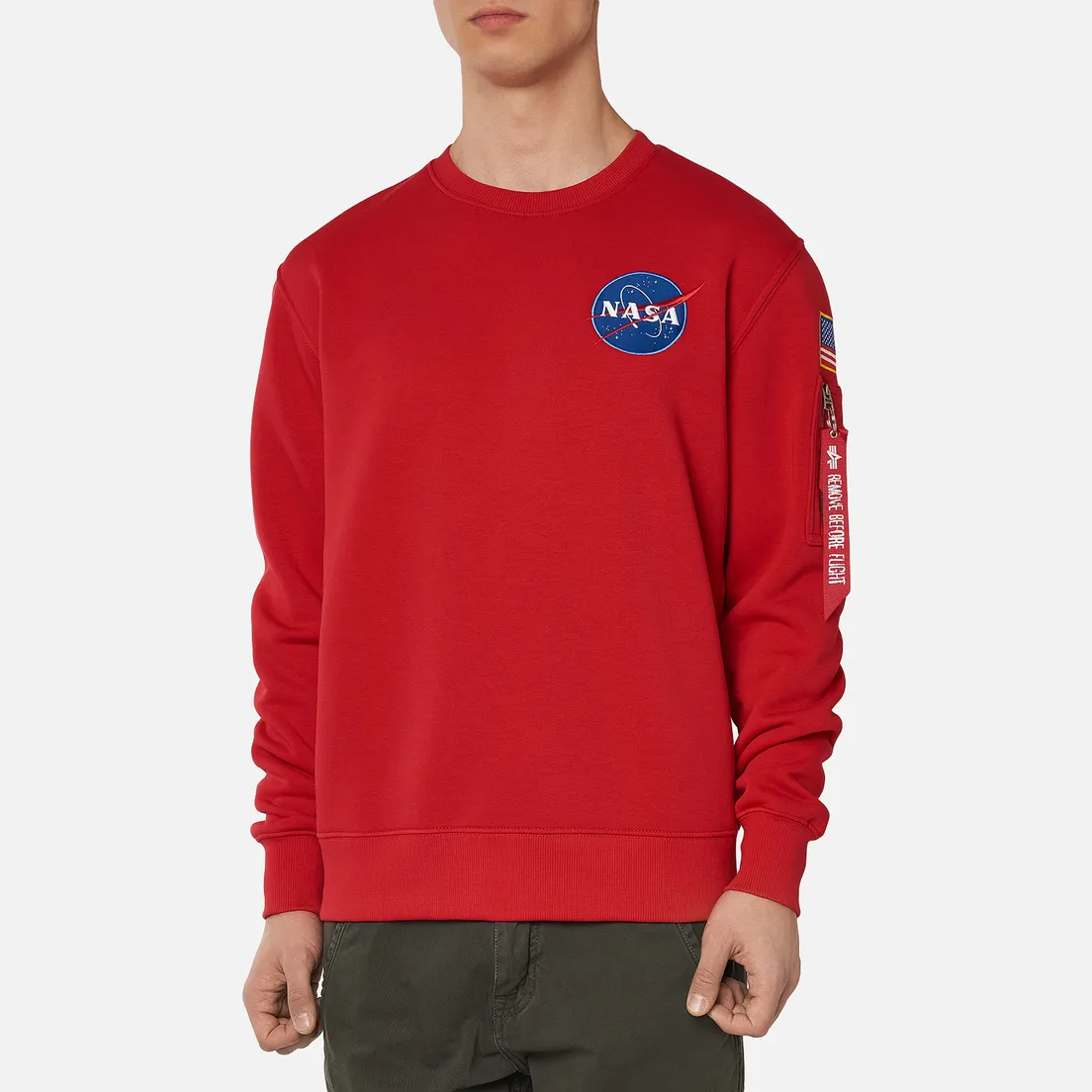 Alpha Industries Мужская толстовка NASA Space Shuttle