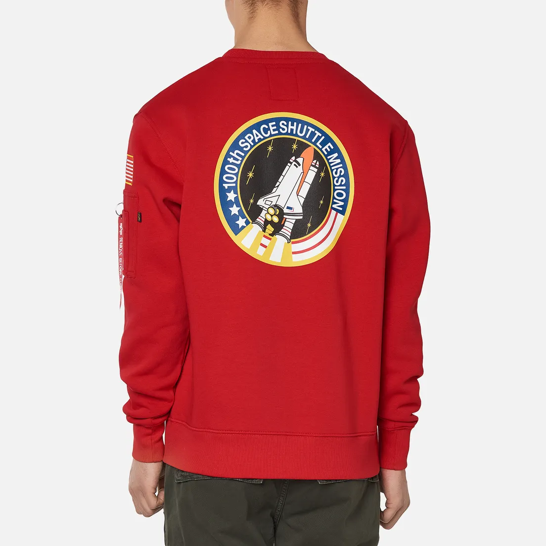 Alpha Industries Мужская толстовка NASA Space Shuttle