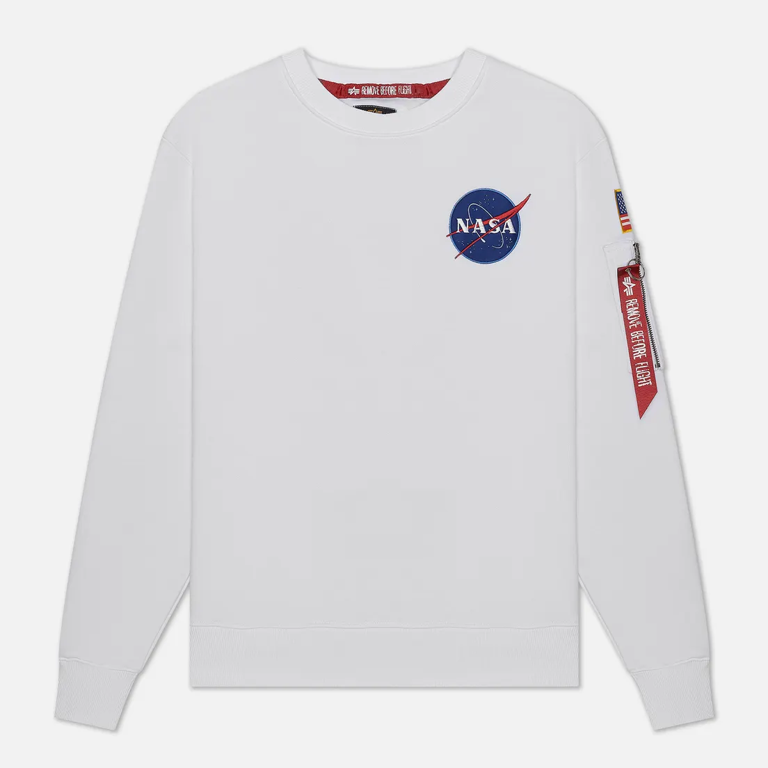 Alpha Industries Мужская толстовка NASA Space Shuttle