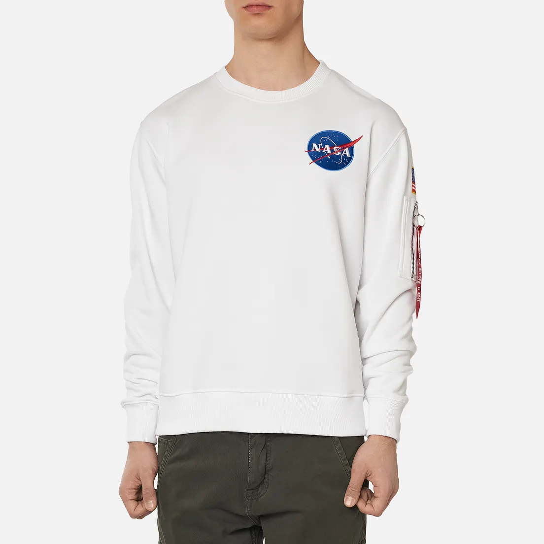 Alpha Industries Мужская толстовка NASA Space Shuttle