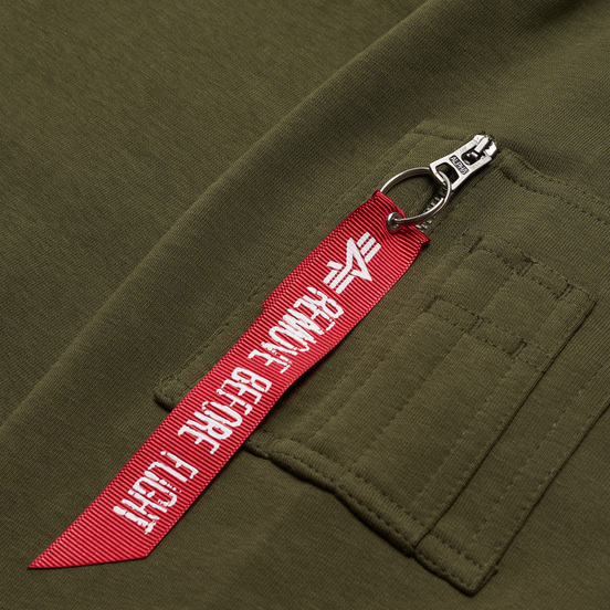 Мужская толстовка Alpha Industries X-Fit Dark Green