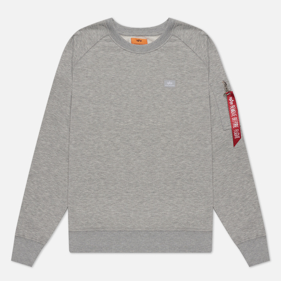 Мужская толстовка Alpha Industries X-Fit Grey Heather