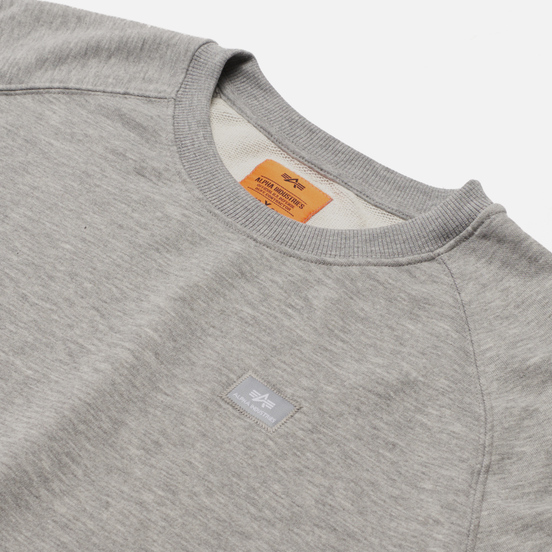 Мужская толстовка Alpha Industries X-Fit Grey Heather