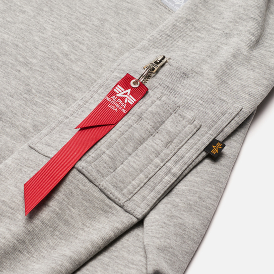 Мужская толстовка Alpha Industries X-Fit Grey Heather