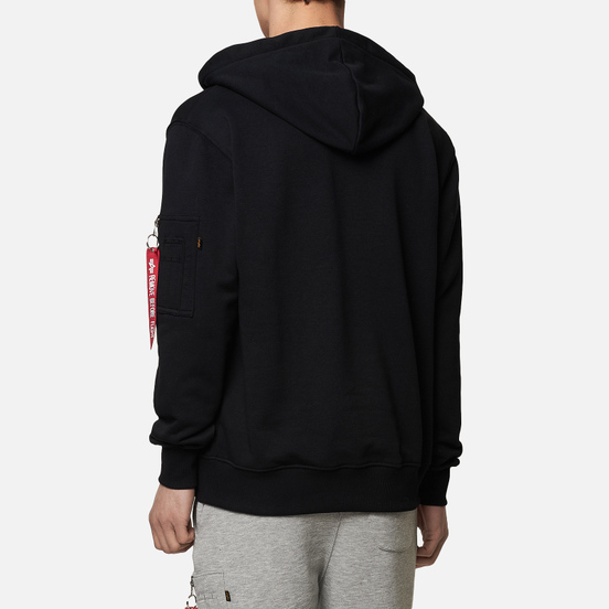 Мужская толстовка Alpha Industries X-Fit Hoody Black