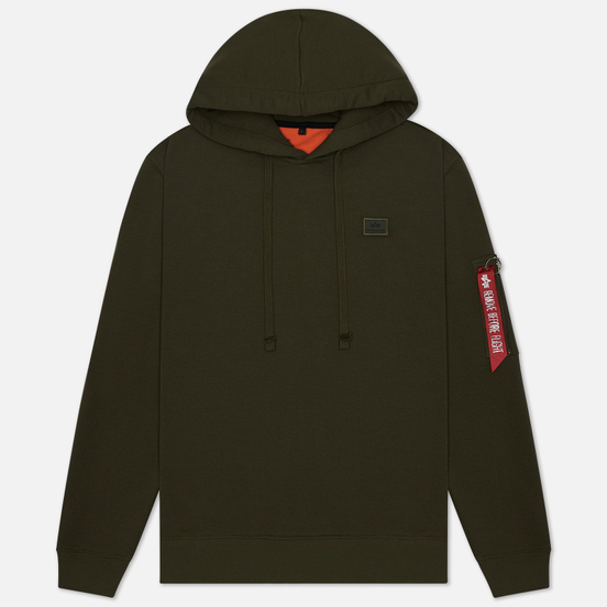 Мужская толстовка Alpha Industries X-Fit Hoody Dark Green