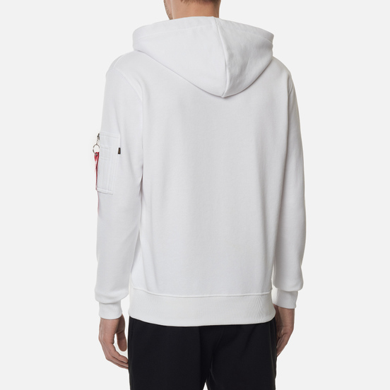 Мужская толстовка Alpha Industries X-Fit Hoody White