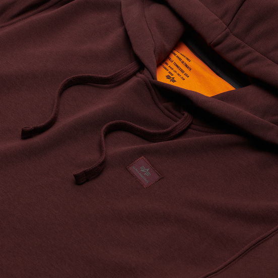 Мужская толстовка Alpha Industries X-Fit Hoody Wine Red