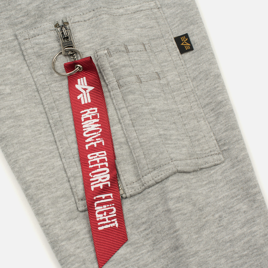 Мужская толстовка Alpha Industries X-Fit Hoody Grey Heather