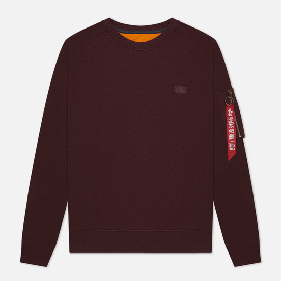 Мужская толстовка Alpha Industries X-Fit Wine Red