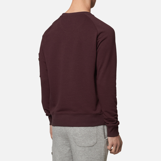 Мужская толстовка Alpha Industries X-Fit Wine Red