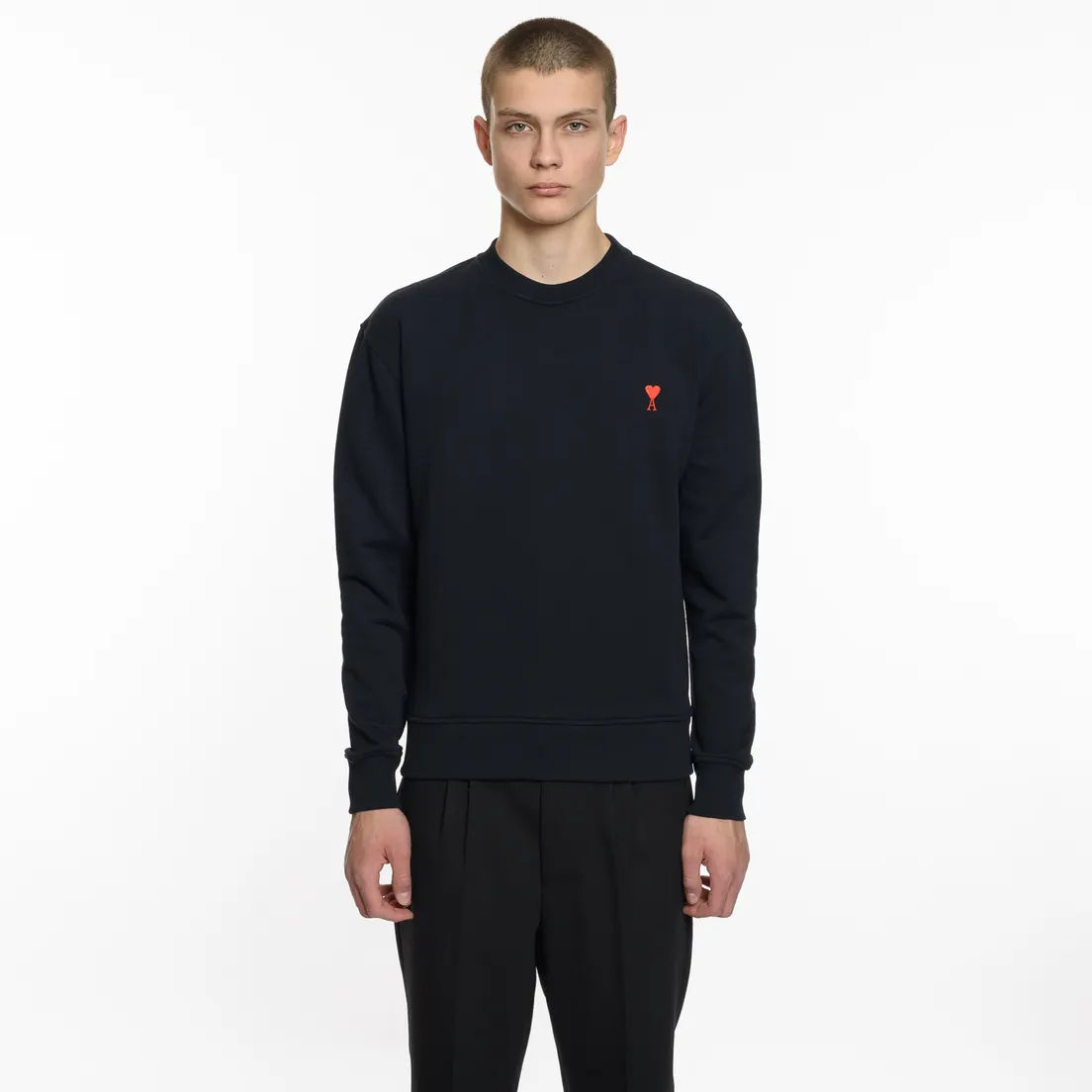AMI Мужская толстовка AMI De Coeur Crew Neck