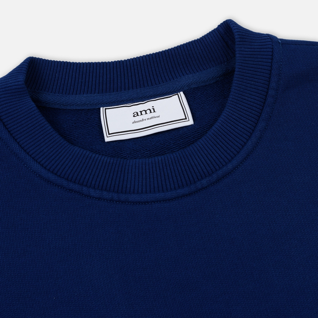 AMI Мужская толстовка Patch Smiley Crew Neck