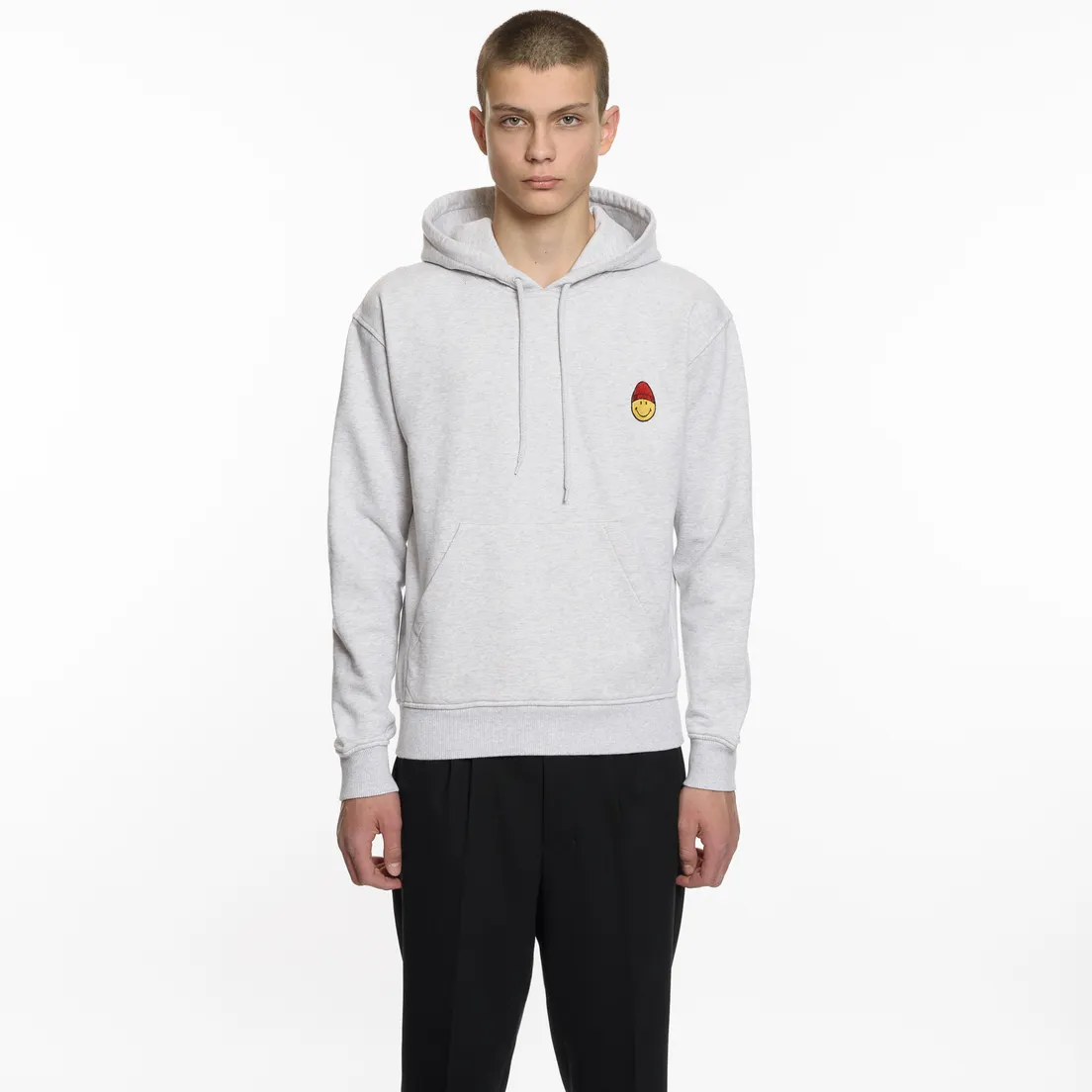 AMI Мужская толстовка Patch Smiley Hoodie