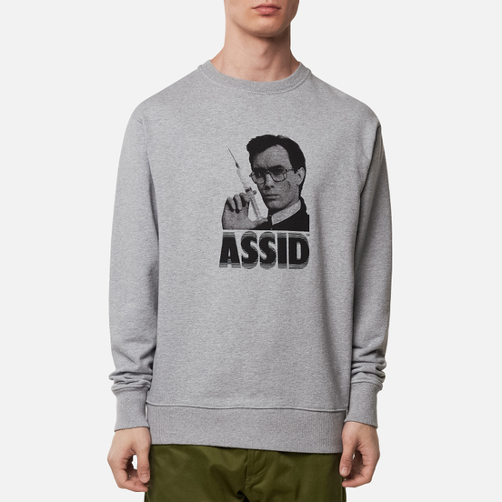 Мужская толстовка ASSID Jeffrey Crew Grey Marl