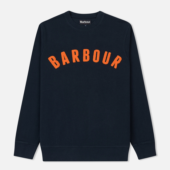 Мужская толстовка Barbour Prep Logo Crew Navy