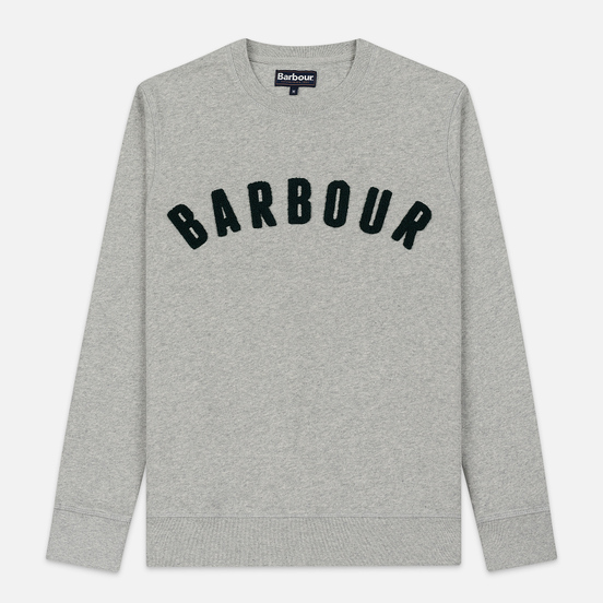 Мужская толстовка Barbour Prep Logo Crew Grey Marl