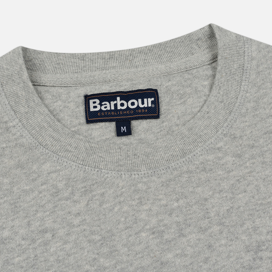 Мужская толстовка Barbour Prep Logo Crew Grey Marl