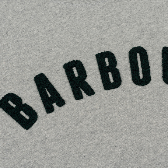 Мужская толстовка Barbour Prep Logo Crew Grey Marl