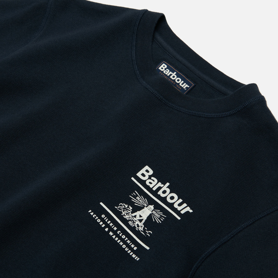 Мужская толстовка Barbour Reed Crew Navy