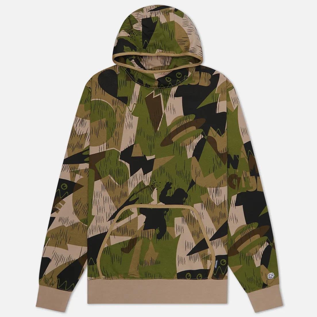 Billionaire Boys Club Мужская толстовка Camo All Over Print Popover Hood