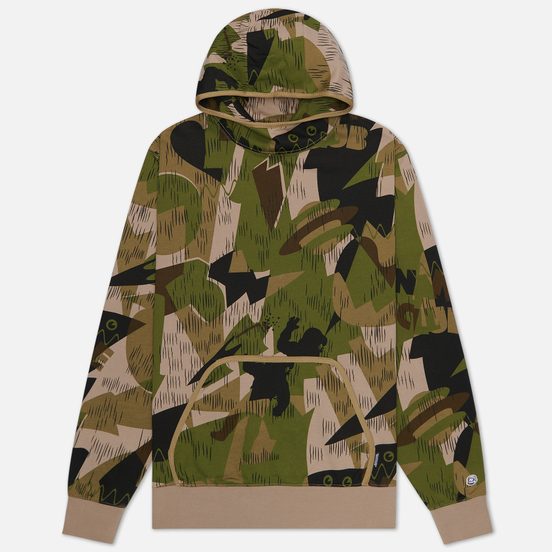 Мужская толстовка Billionaire Boys Club Camo All Over Print Popover Hood Khaki Print