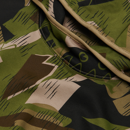 Мужская толстовка Billionaire Boys Club Camo All Over Print Popover Hood Khaki Print