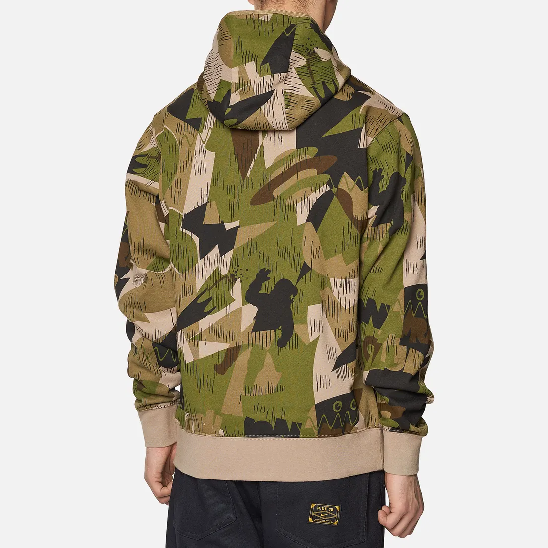 Billionaire Boys Club Мужская толстовка Camo All Over Print Popover Hood